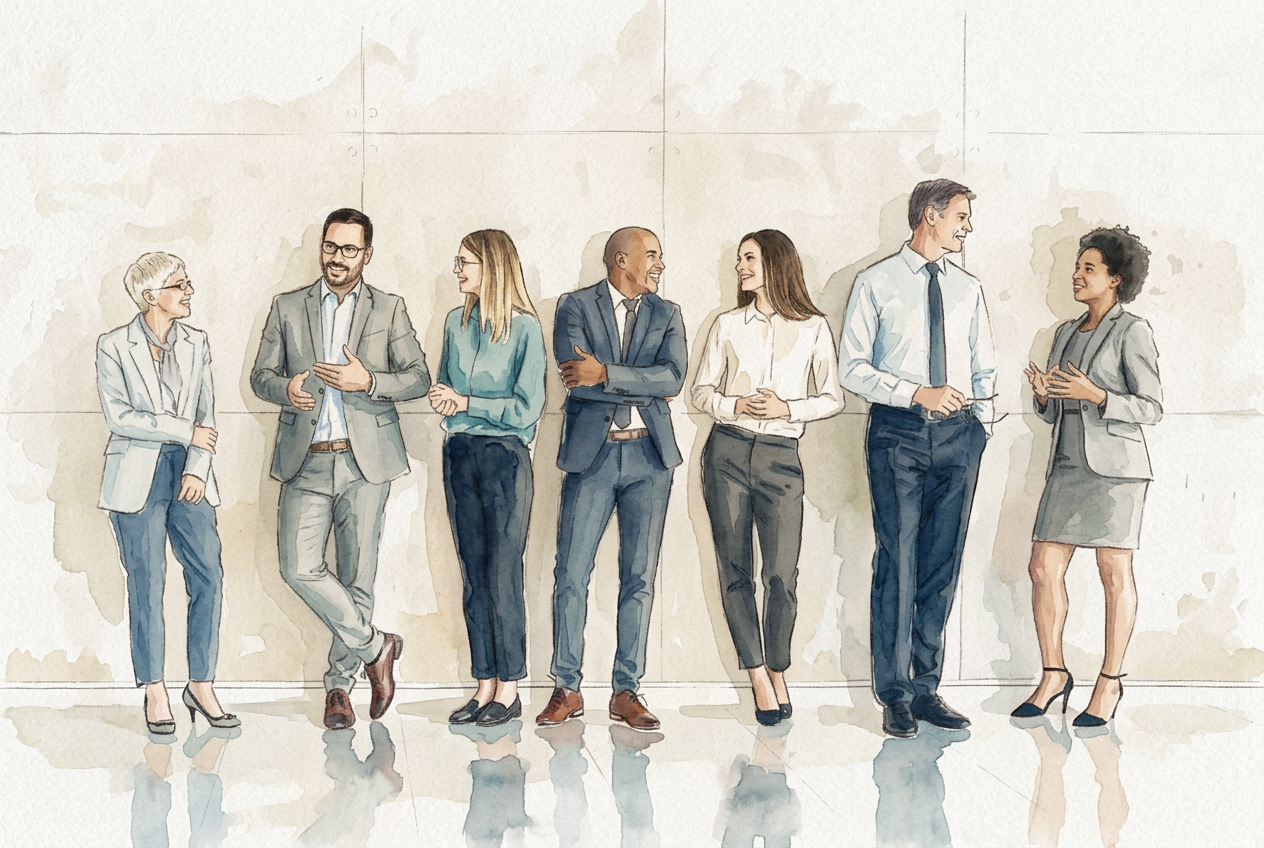 Équipe internationale en réunion de travail